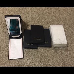 Vintage Mary Kay mirror sets (4) with trays